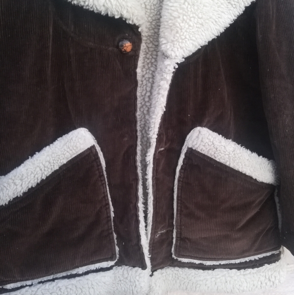 Vintage Corduroy Sherpa Coat - Picture 3 of 6